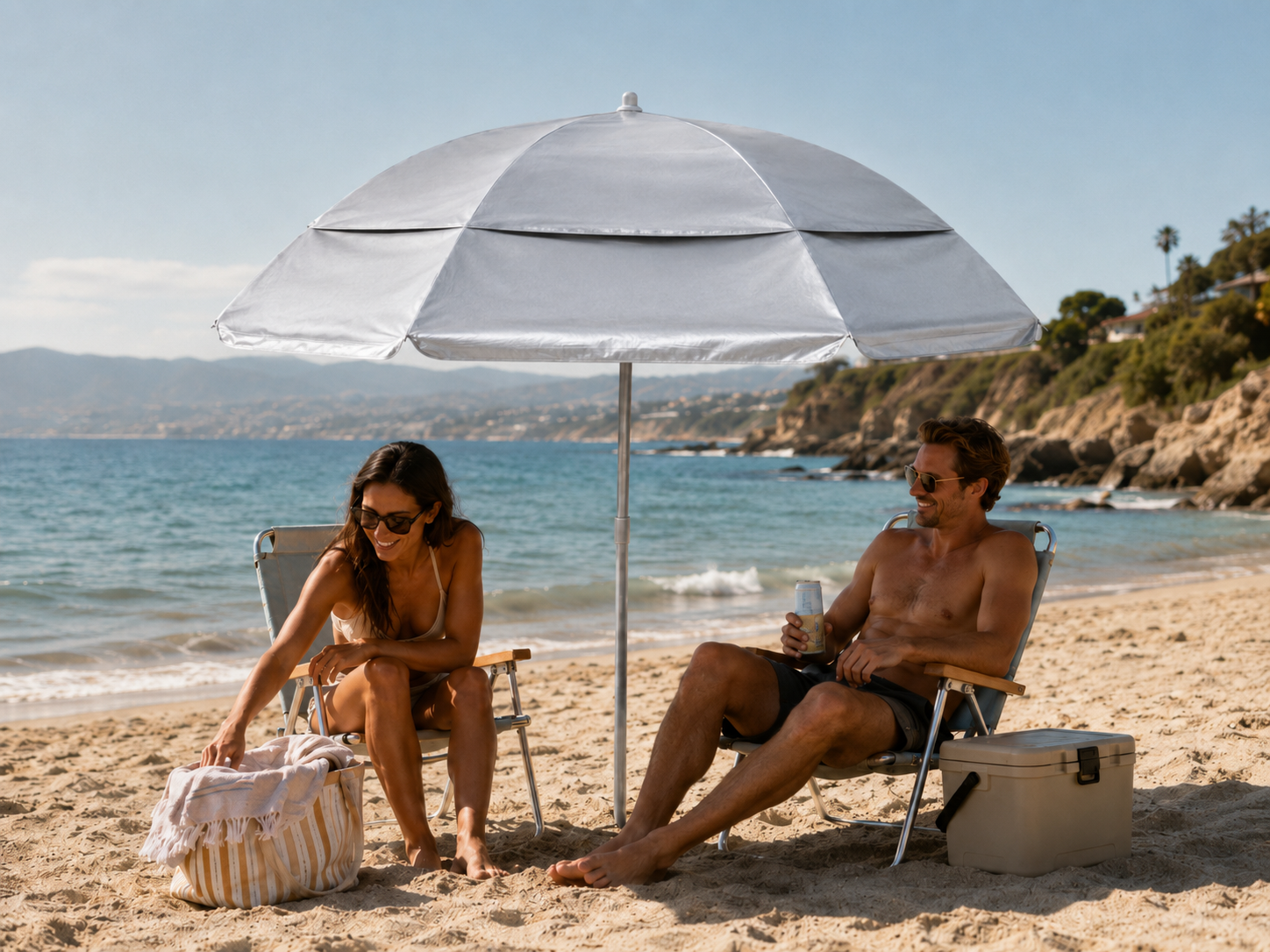 6' Beach Solarteck® Umbrella – Windbrella