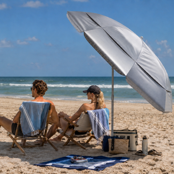 6' Beach Solarteck® Umbrella