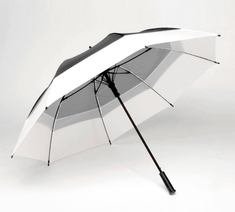 62” Golf Windbrella - Black/White