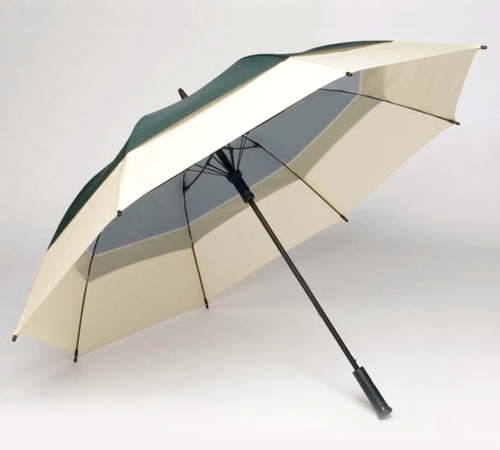 62” Golf Windbrella - Hunter/Cream