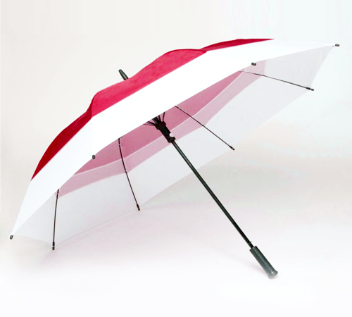 62” Golf Windbrella - Red/White